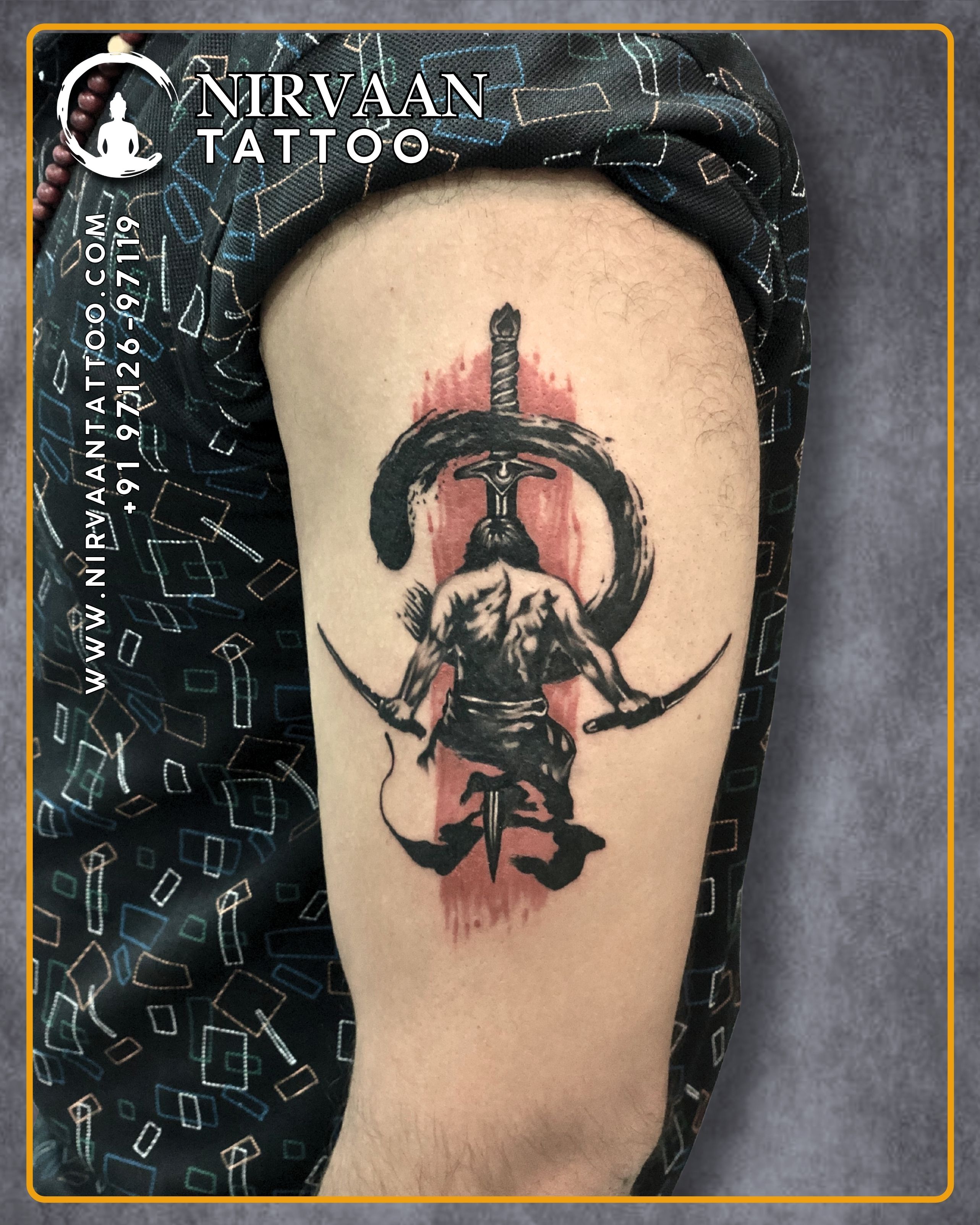 Samurai tattoo design